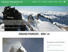 Tablet Screenshot of grand-paradis.fr